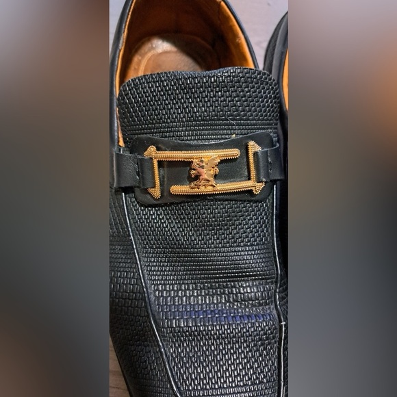 Stacy Adams Pomeroy Moc Toe Bit Slip on soft leather memory foam mens shoes - Picture 4 of 12